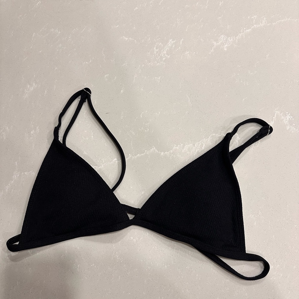 SHEIN Black Cute Bikini Top